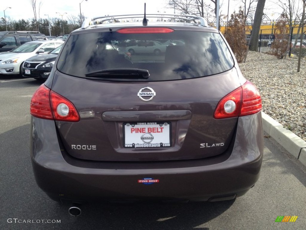 2008 Rogue SL AWD - Iridium Graphite Metallic / Black photo #6