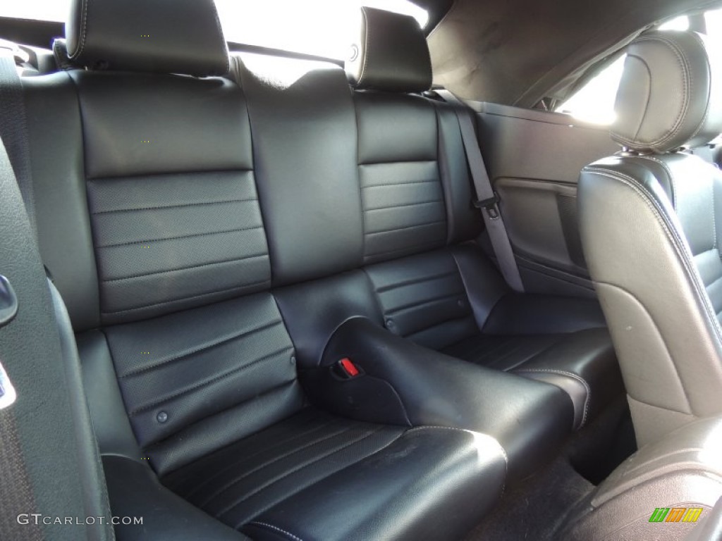 Charcoal Black Interior 2013 Ford Mustang V6 Premium Convertible Photo #78395409
