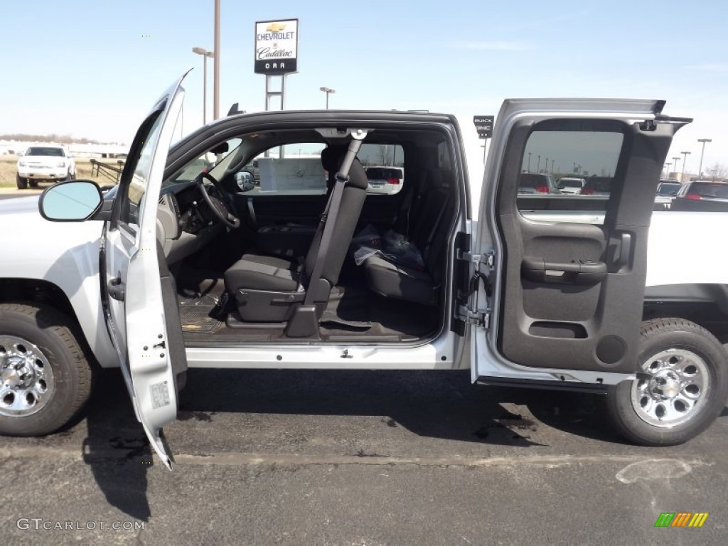 2013 Silverado 1500 LS Extended Cab - Silver Ice Metallic / Dark Titanium photo #9