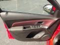 Jet Black/Sport Red 2013 Chevrolet Cruze LT/RS Door Panel