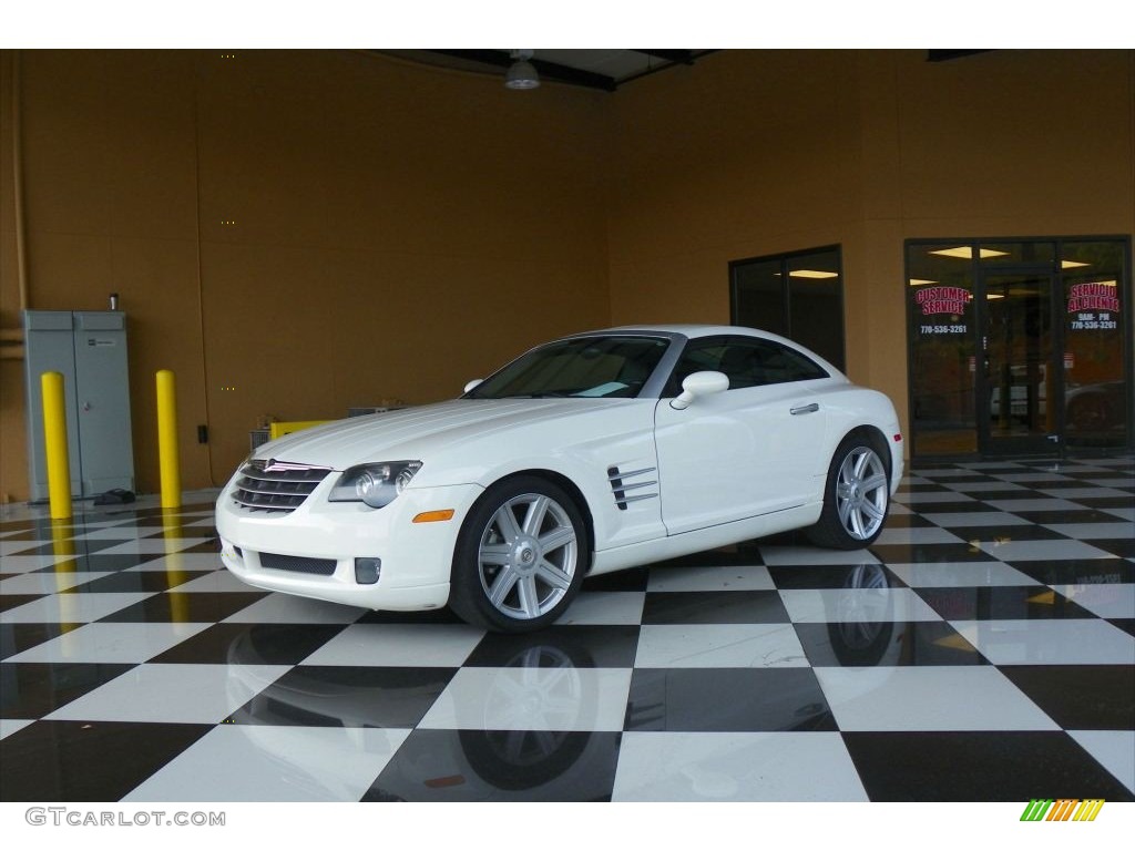 2004 Crossfire Limited Coupe - Alabaster White / Dark Slate Gray photo #3