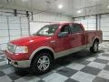 2007 Bright Red Ford F150 Lariat SuperCrew  photo #4