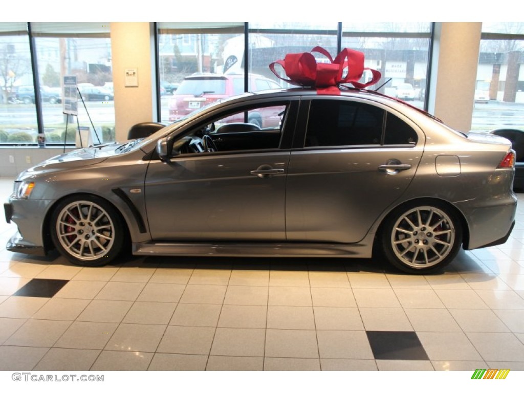 Mercury Gray 2012 Mitsubishi Lancer Evolution GSR Exterior Photo #78400622
