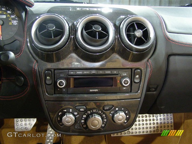 2007 Ferrari F430 Spider F1 Leather and Carbon Interior, Red Stitching, Front Center Console 2007 Ferrari F430 Spider F1 Parts