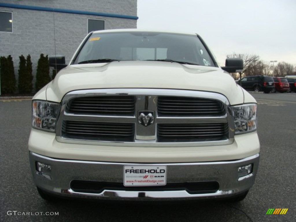 2010 Ram 1500 Big Horn Quad Cab 4x4 - Cool Vanilla / Light Pebble Beige/Bark Brown photo #2