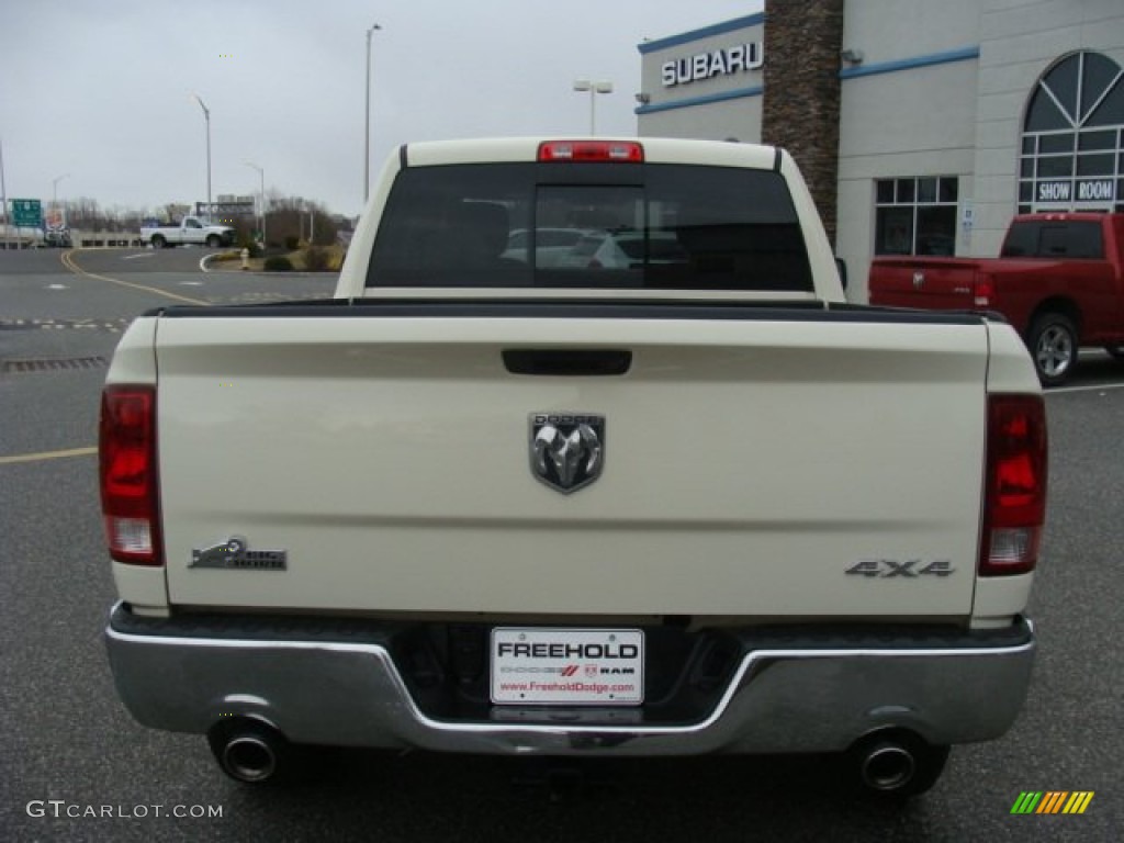 2010 Ram 1500 Big Horn Quad Cab 4x4 - Cool Vanilla / Light Pebble Beige/Bark Brown photo #5