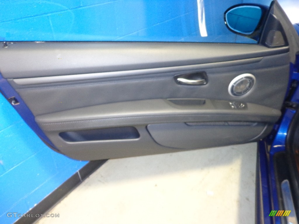 2013 BMW M3 Coupe Black Door Panel Photo #78401207