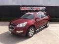 2009 Red Jewel Tintcoat Chevrolet Traverse LT  photo #2