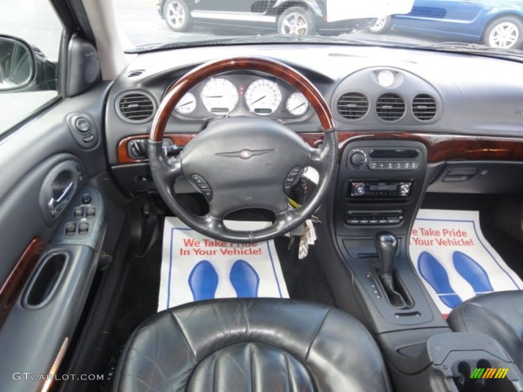 2002 Chrysler 300 M Sedan Dark Slate Gray Dashboard Photo #78401901