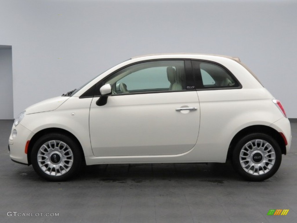 Bianco (White) 2012 Fiat 500 c cabrio Pop Exterior Photo #78402341