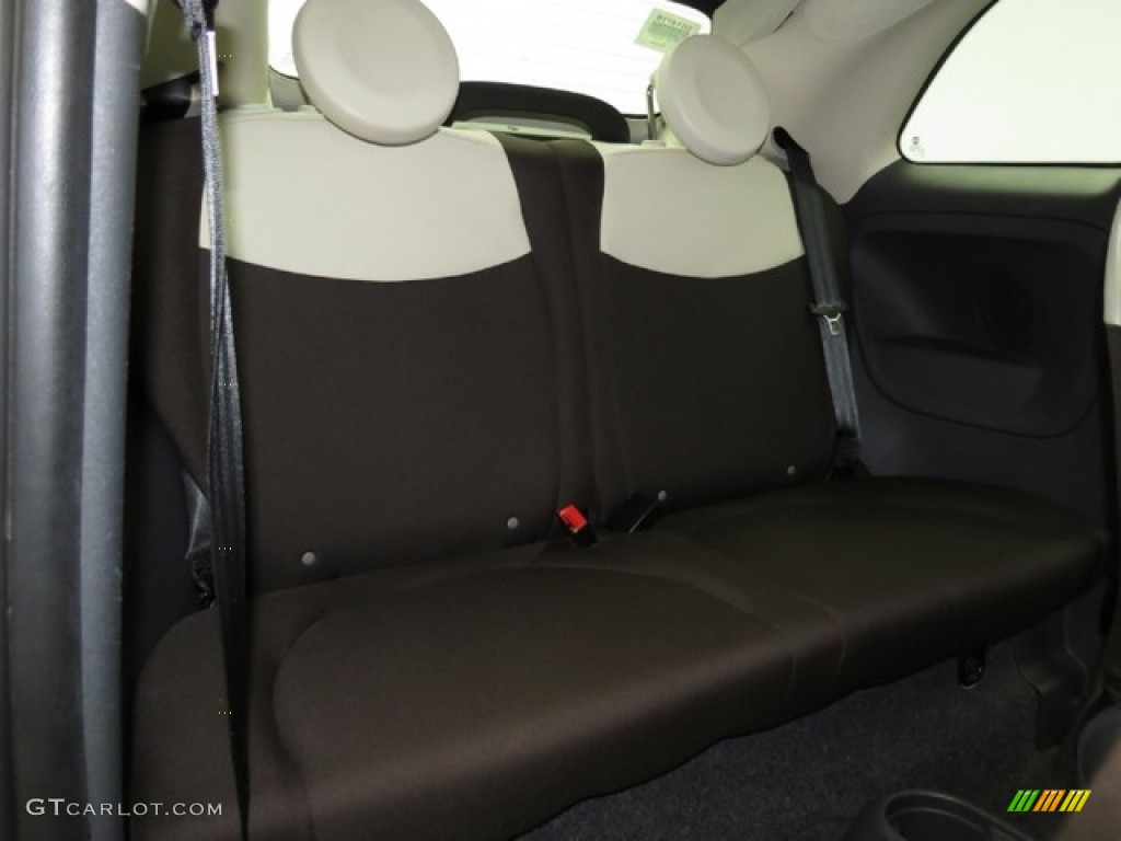 2012 Fiat 500 c cabrio Pop Rear Seat Photo #78402479