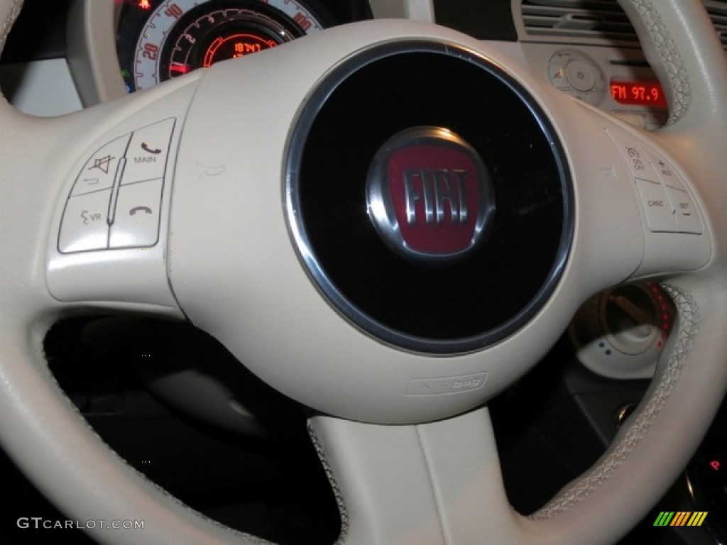 2012 Fiat 500 c cabrio Pop Controls Photo #78402749