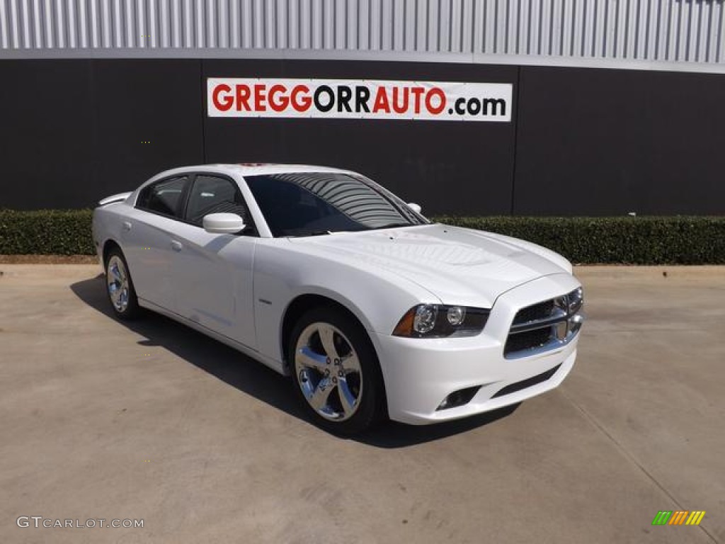 Bright White Dodge Charger