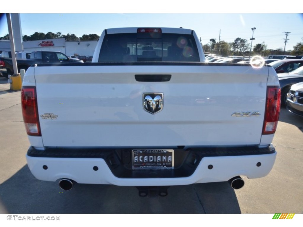 2012 Ram 1500 Sport Quad Cab 4x4 - Bright White / Dark Slate Gray photo #4