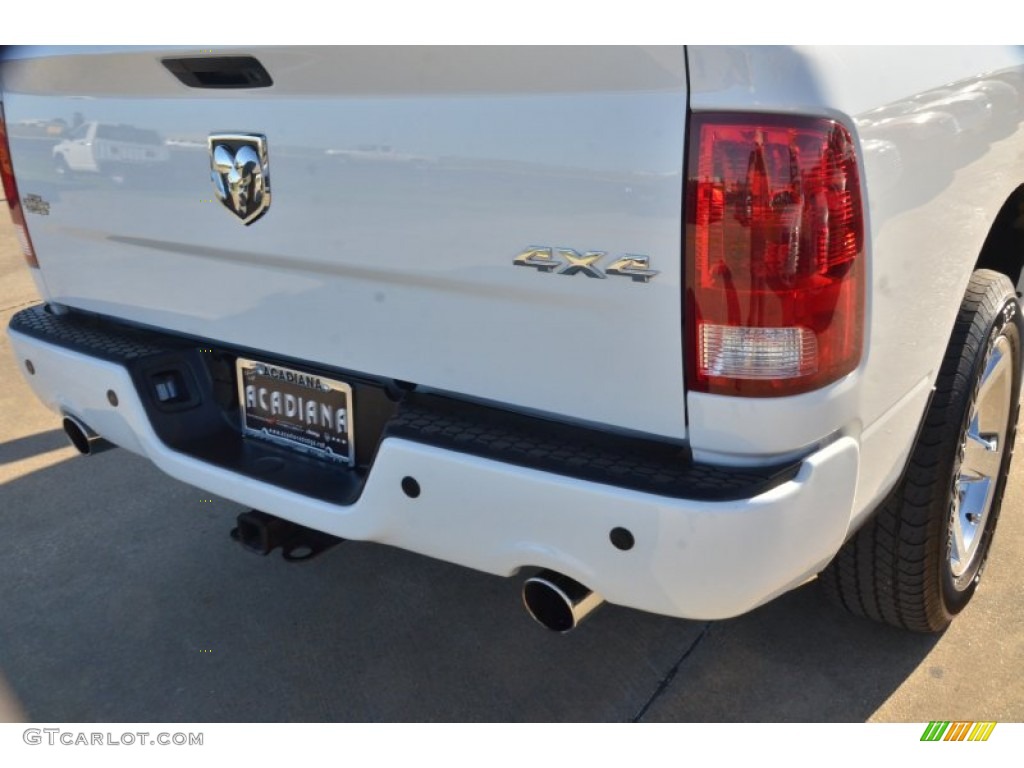 2012 Ram 1500 Sport Quad Cab 4x4 - Bright White / Dark Slate Gray photo #6