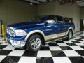 Deep Water Blue Pearl - Ram 1500 Laramie Crew Cab Photo No. 3