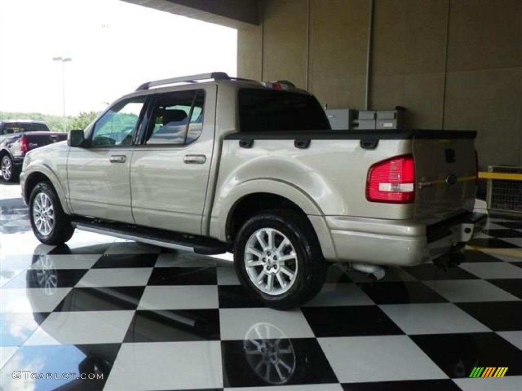 2007 Explorer Sport Trac Limited - Pueblo Gold Metallic / Camel photo #4