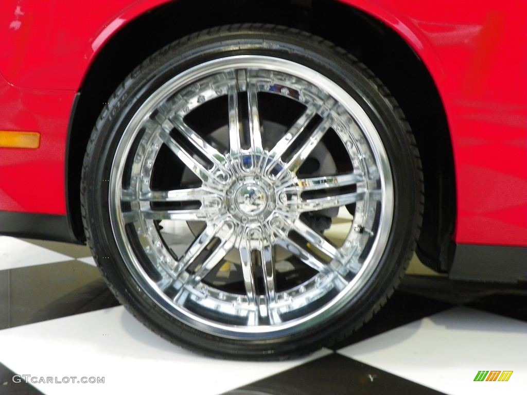 2010 Challenger R/T - TorRed / Dark Slate Gray photo #7