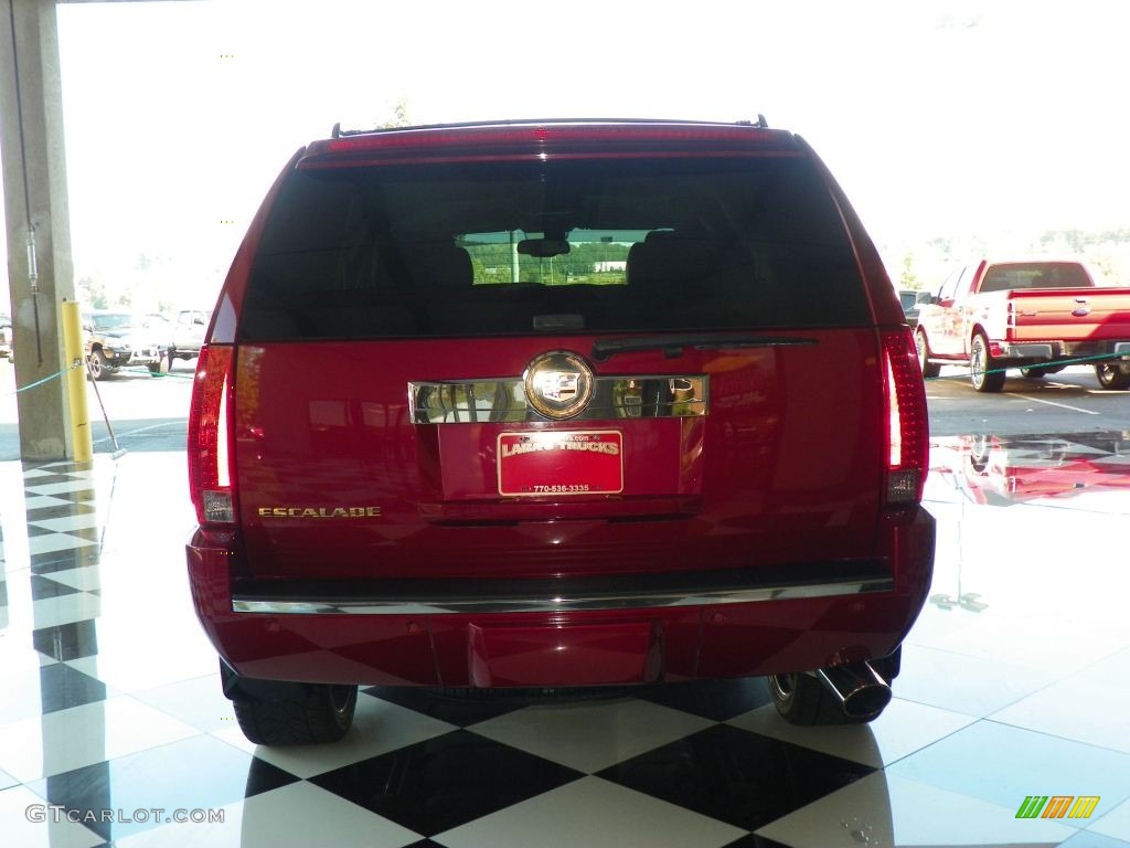 2007 Escalade AWD - Red-E / Cocoa/Light Cashmere photo #5