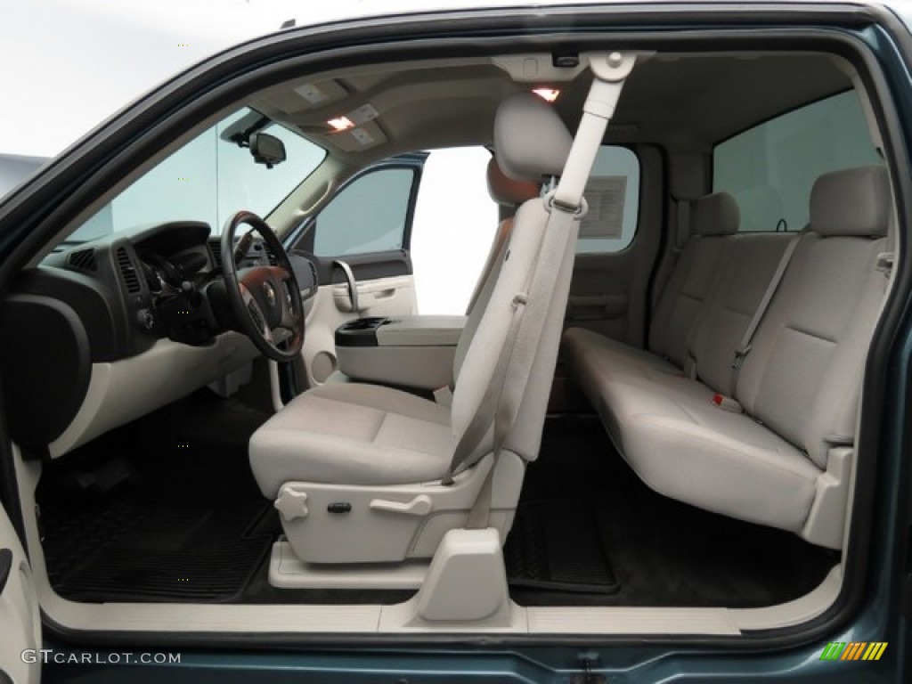 Light Titanium/Ebony Interior 2011 Chevrolet Silverado 1500 LT Extended Cab Photo #78408203