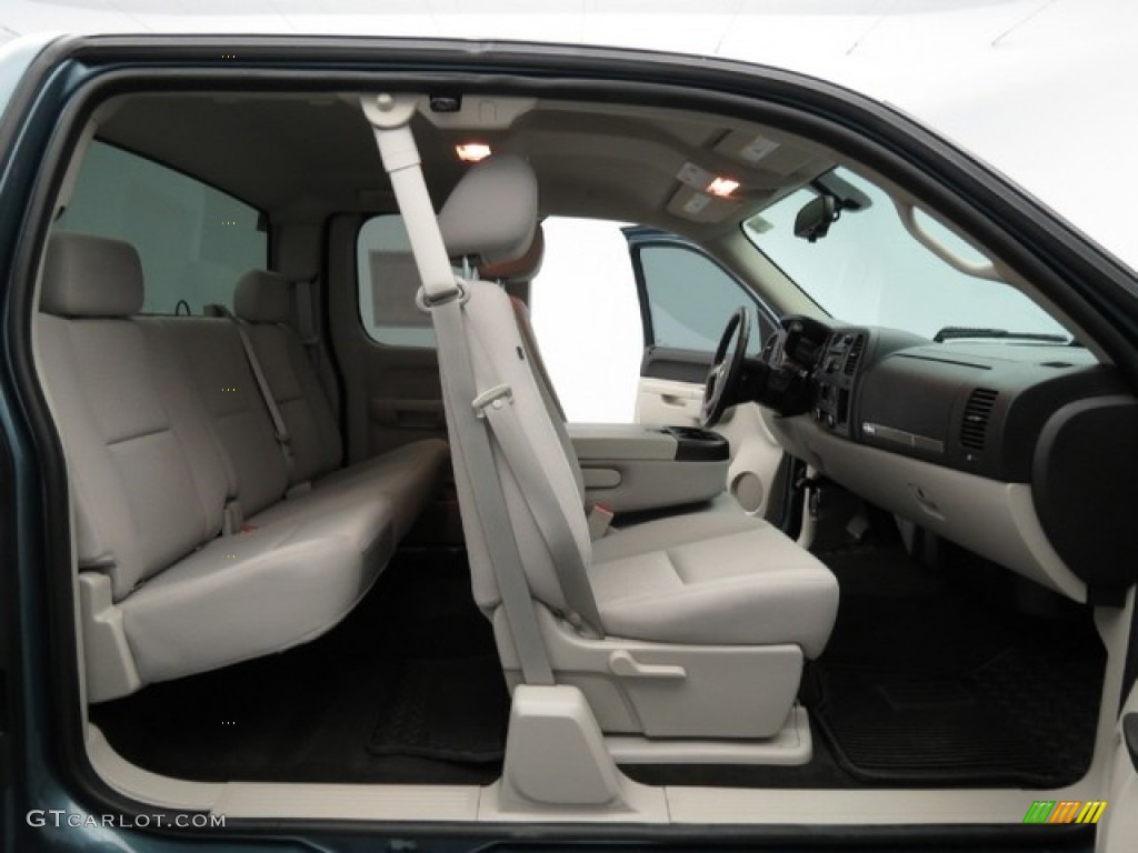 Light Titanium/Ebony Interior 2011 Chevrolet Silverado 1500 LT Extended Cab Photo #78408293