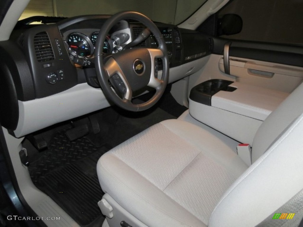 Light Titanium/Ebony Interior 2011 Chevrolet Silverado 1500 LT Extended Cab Photo #78408308