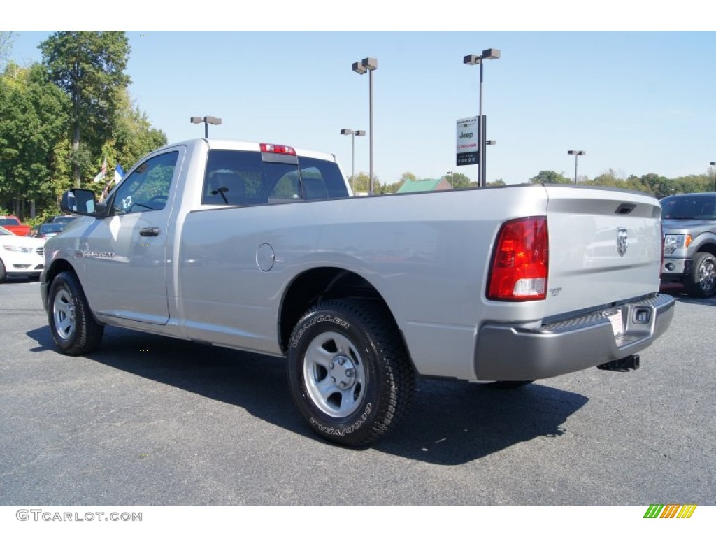 2011 Ram 1500 ST Regular Cab - Bright Silver Metallic / Dark Slate Gray/Medium Graystone photo #34