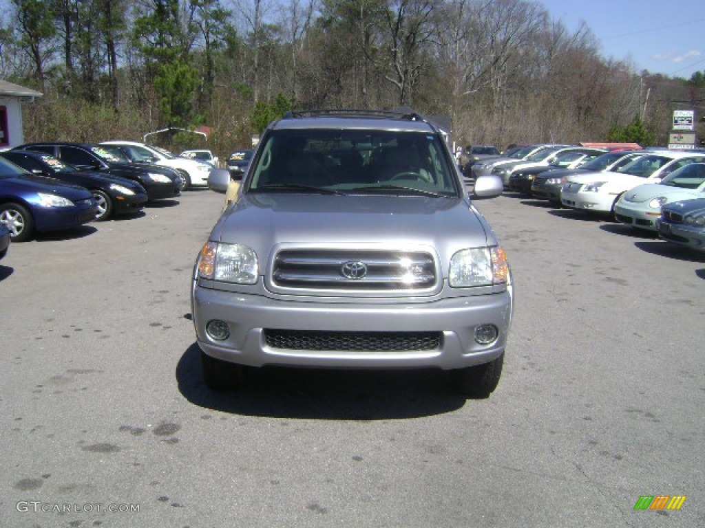 2002 Sequoia Limited - Silver Sky Metallic / Charcoal photo #2