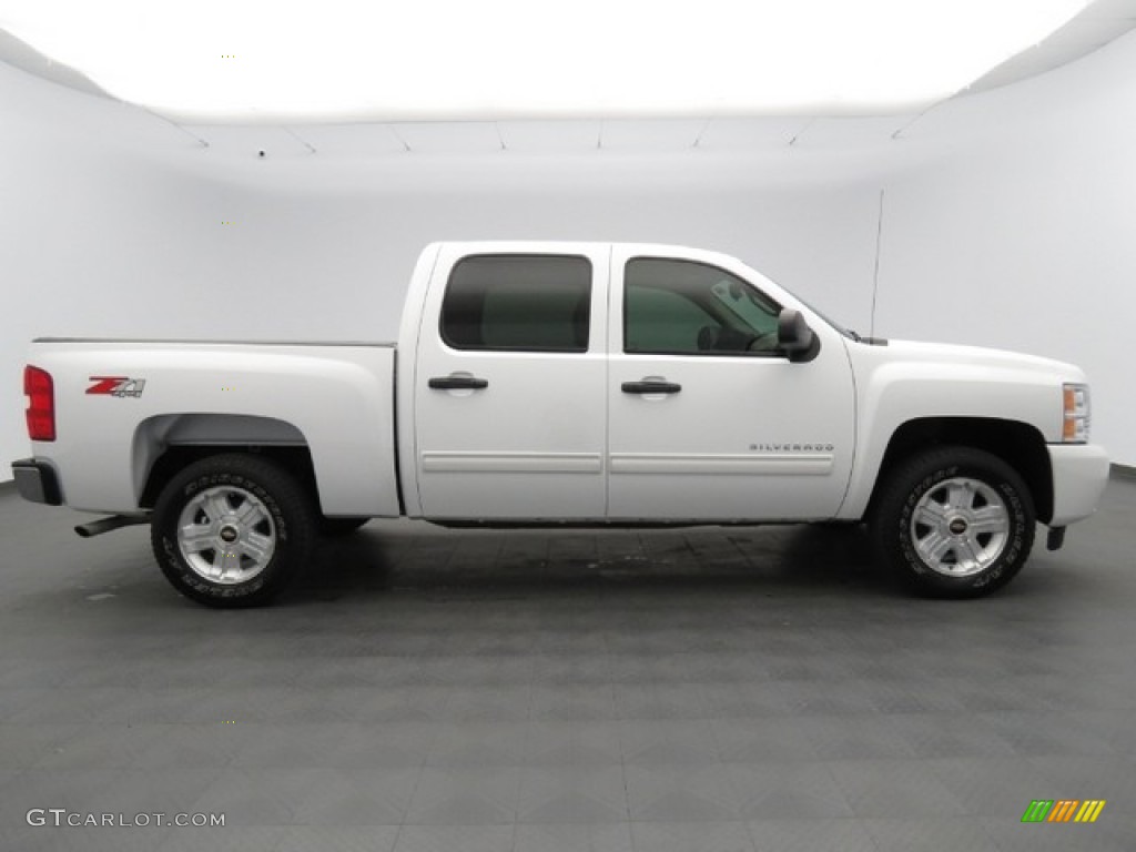 Summit White 2010 Chevrolet Silverado 1500 LT Crew Cab 4x4 Exterior Photo #78411683