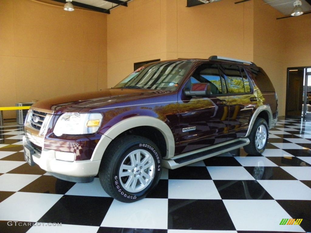 Dark Cherry Metallic 2006 Ford Explorer Eddie Bauer Exterior Photo #78411745