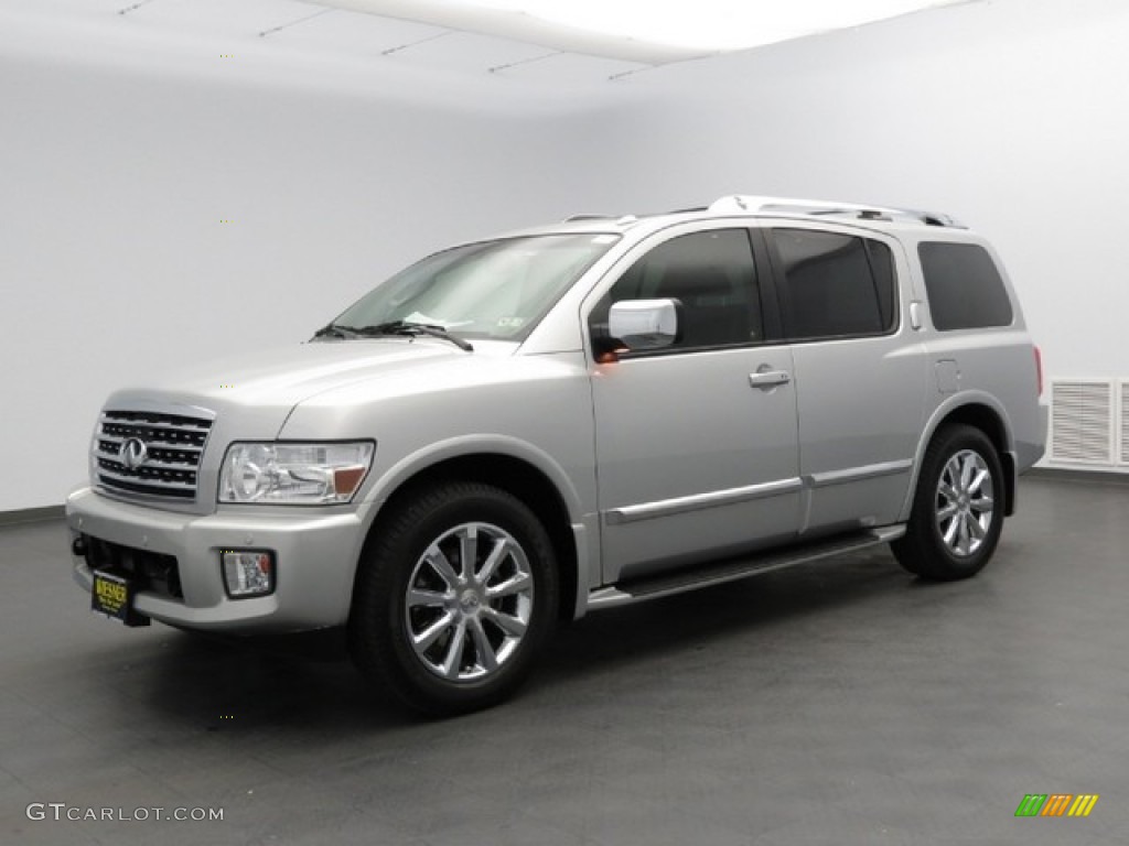 2008 QX 56 - Silver Indulgence / Charcoal photo #1