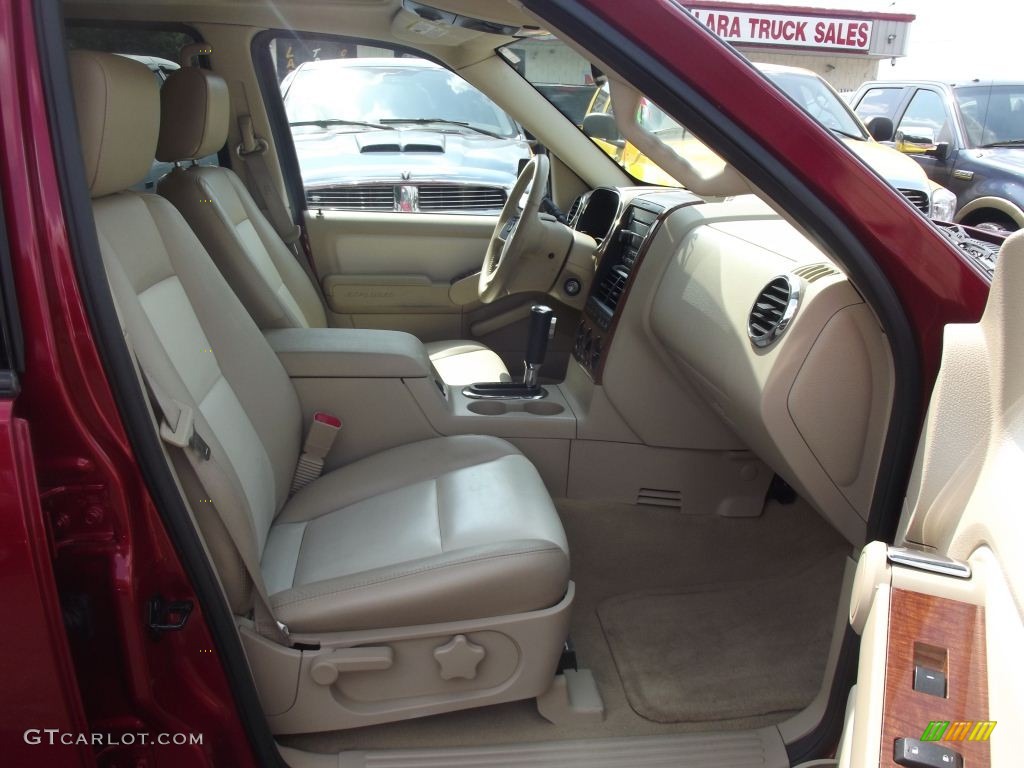2006 Explorer Eddie Bauer 4x4 - Redfire Metallic / Camel/Stone photo #8