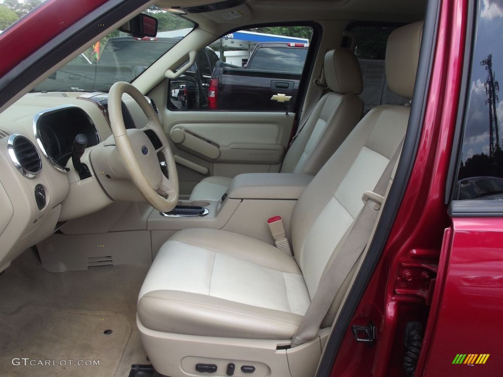 2006 Explorer Eddie Bauer 4x4 - Redfire Metallic / Camel/Stone photo #10