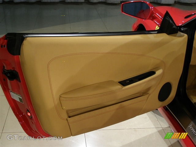 2007 Ferrari F430 Spider F1, Red with Beige Leather Interior, Inside Drivers Door 2007 Ferrari F430 Spider F1 Parts