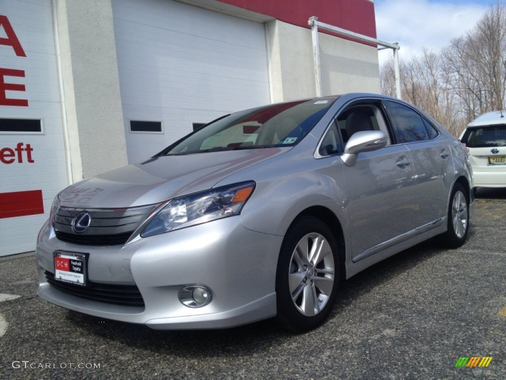2011 HS 250h Hybrid Premium - Tungsten Pearl / Water Gray photo #1