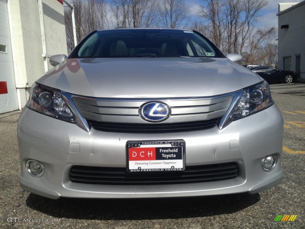2011 HS 250h Hybrid Premium - Tungsten Pearl / Water Gray photo #2