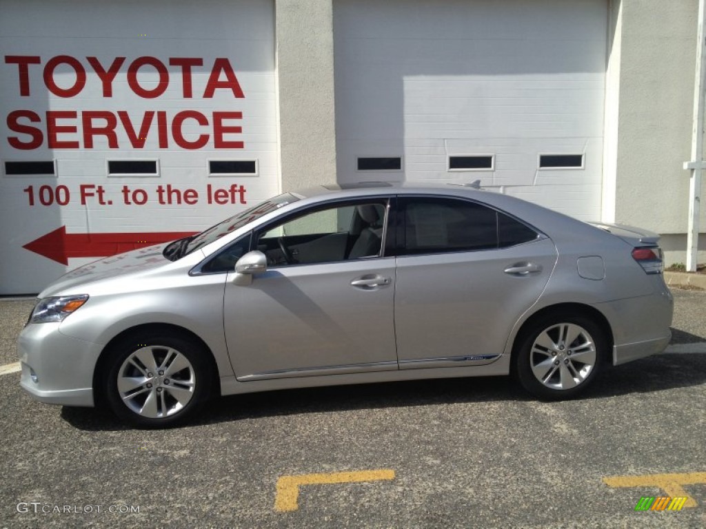 2011 HS 250h Hybrid Premium - Tungsten Pearl / Water Gray photo #3