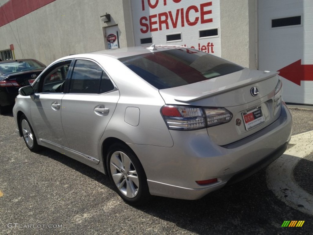 2011 HS 250h Hybrid Premium - Tungsten Pearl / Water Gray photo #4