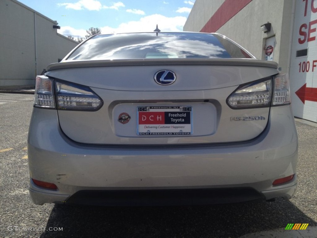2011 HS 250h Hybrid Premium - Tungsten Pearl / Water Gray photo #5