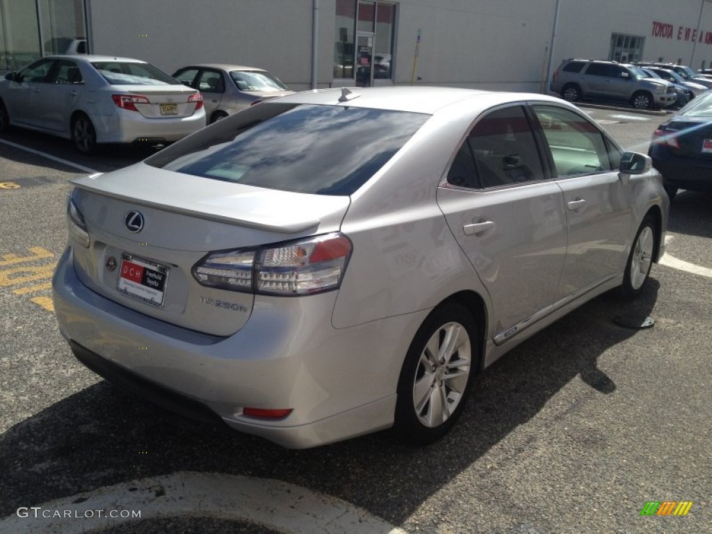 2011 HS 250h Hybrid Premium - Tungsten Pearl / Water Gray photo #6