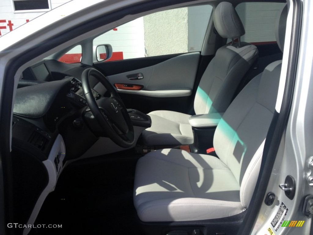 2011 HS 250h Hybrid Premium - Tungsten Pearl / Water Gray photo #15