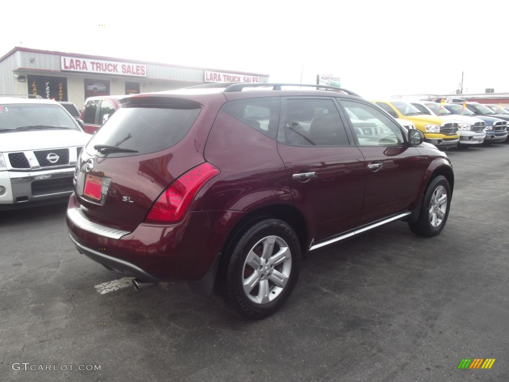 2006 Murano SL - Merlot Pearl / Cafe Latte photo #6