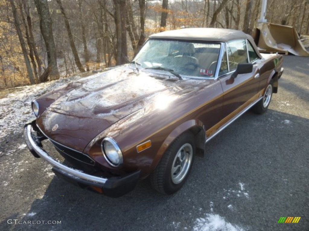 Brown Metallic 1979 Fiat Spider 2000 Standard Spider 2000 Model Exterior Photo #78414750