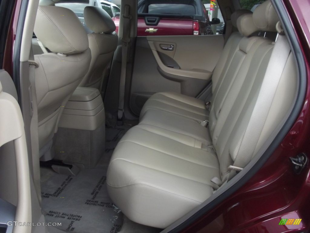 2006 Nissan Murano SL Rear Seat Photo #78414762