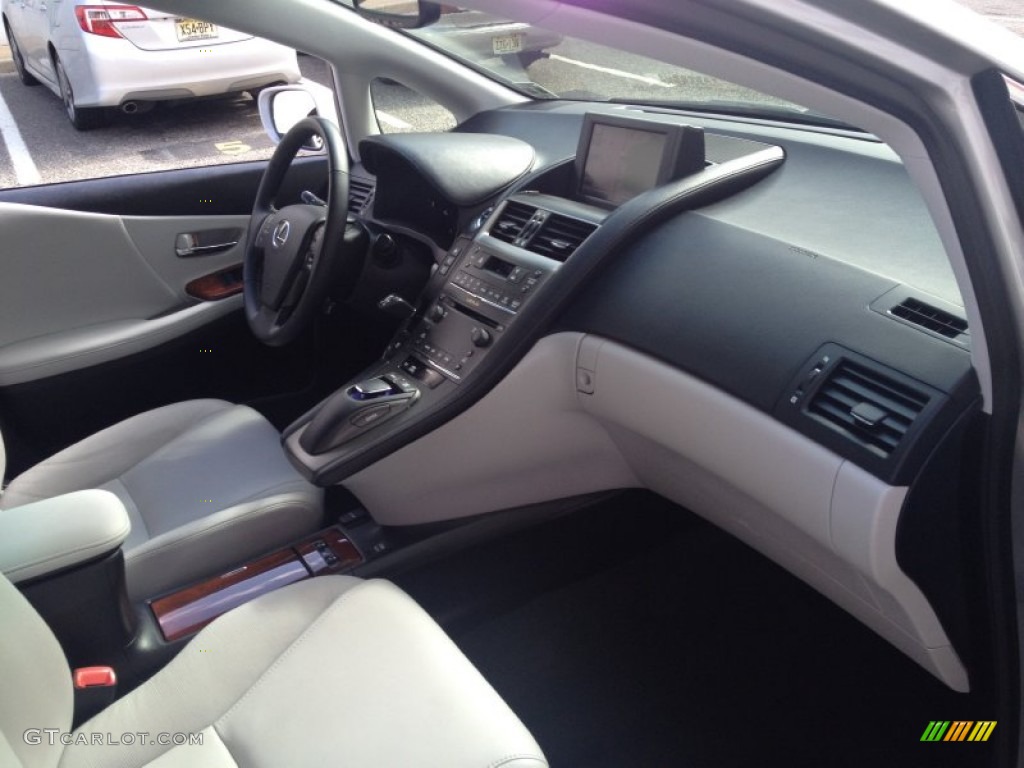 2011 HS 250h Hybrid Premium - Tungsten Pearl / Water Gray photo #28
