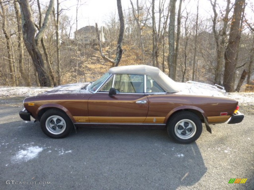 Brown Metallic 1979 Fiat Spider 2000 Standard Spider 2000 Model Exterior Photo #78414779