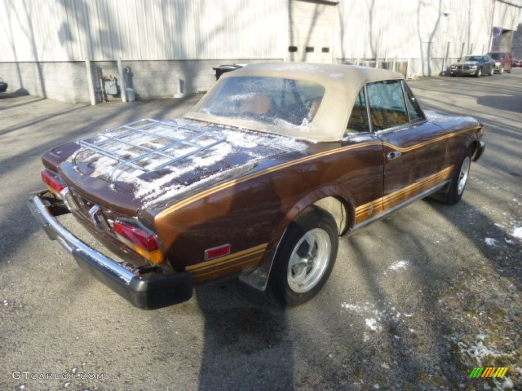 Brown Metallic 1979 Fiat Spider 2000 Standard Spider 2000 Model Exterior Photo #78414863