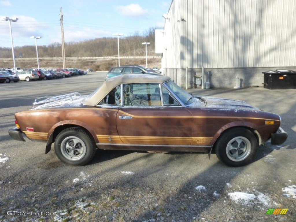 Brown Metallic 1979 Fiat Spider 2000 Standard Spider 2000 Model Exterior Photo #78414884