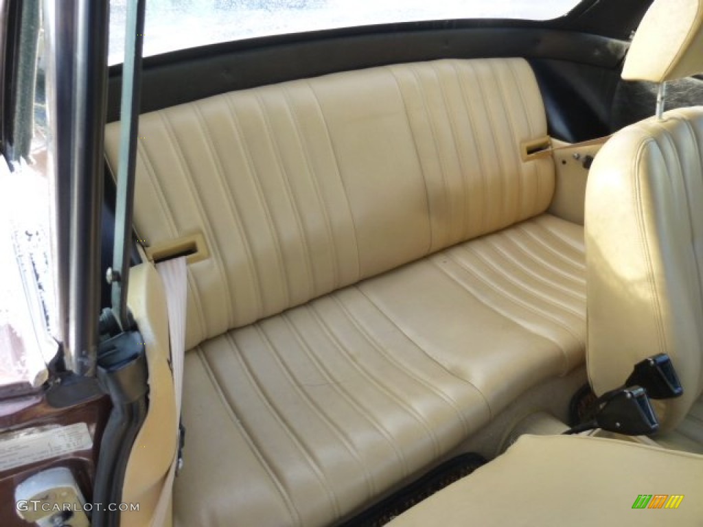 1979 Fiat Spider 2000 Standard Spider 2000 Model Rear Seat Photos