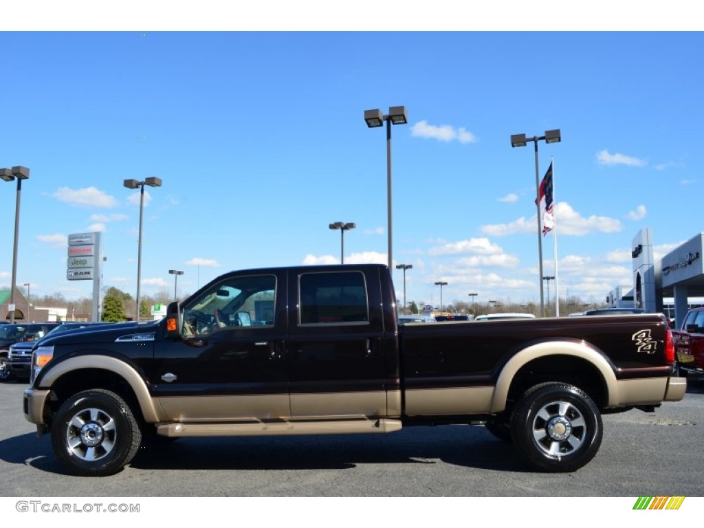 2013 F350 Super Duty King Ranch Crew Cab 4x4 - Kodiak Brown Metallic / King Ranch Chaparral Leather/Adobe Trim photo #5